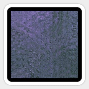 Purple Marble Honeycomb Pattern Sticker